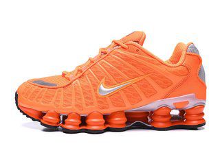 nike 12 molas branco com laranja