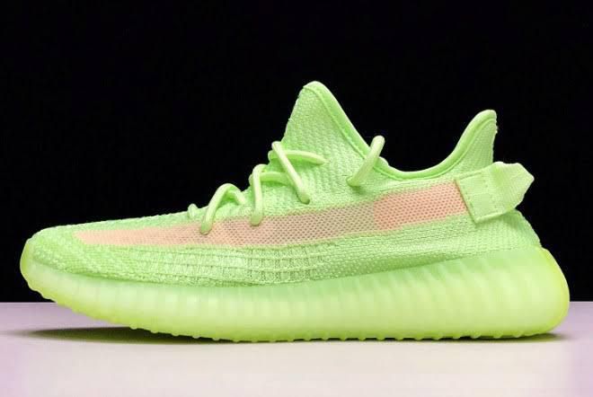 Outlet madrid Zapatillas unisex Adidas Yeezy boost 350 V2 negero/verde/negero_019 Ofertas.