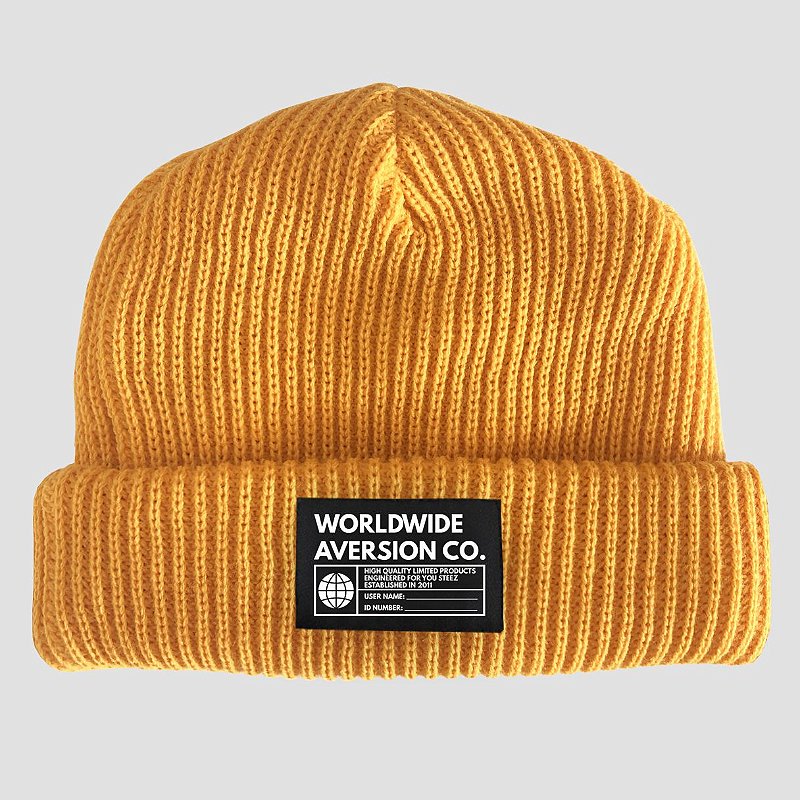 Touca Gorro Sailor Aversion Amarelo - Model Worldwide - Aversion Outfits  Co. | Camisetas, Bonés, Blusas, Bags, Gorros, Bermudas, Bucket Hats e  Acessórios