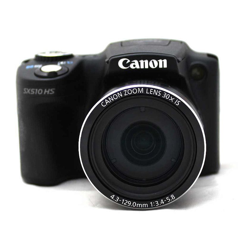 Câmera Canon PowerShot SX510 HS Seminova - Foto DHM - Tripés