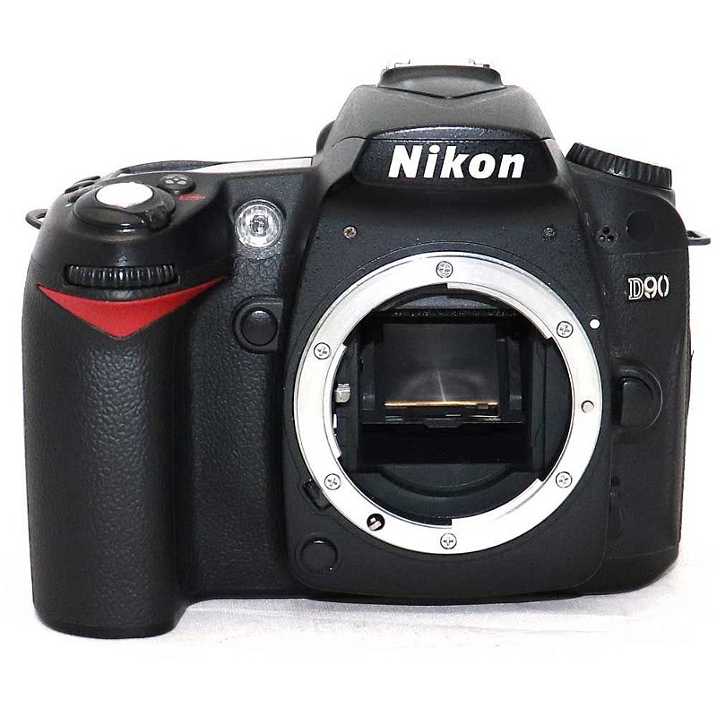 良品 NIKON ニコン D90 H059 Câmera Nikon D90 Corpo Seminova - Foto DHM - Tripés, Bolsas