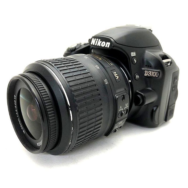 Câmera Nikon D3100 com Lente 18-55mm Seminova - Foto DHM - Tripés