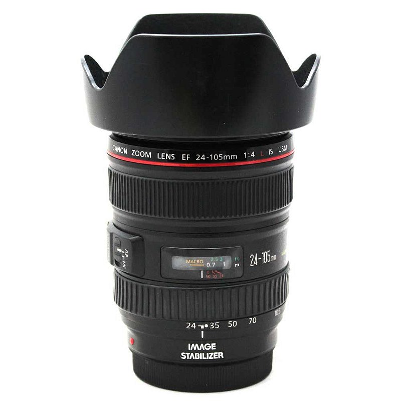 Lente Canon EF 24-105mm f/4 L IS USM Ultrasonic com Parasol