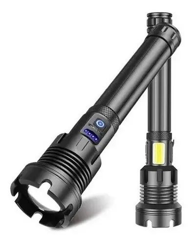 Lanterna Tática Led T12 Canhão De Luz Com Zoom Top Luminária - BragaShop