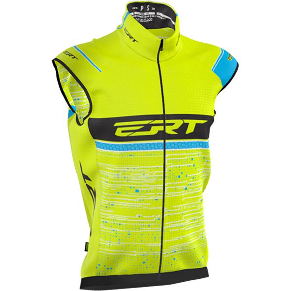 Colete Corta Vento Bike Ert Cycling Team Azul Speed MTB BragaShop
