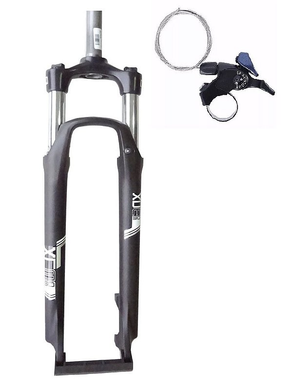 Suspensão 29 Sr Suntour Xcm30 100mm Preta Trava No Guidão - BragaShop