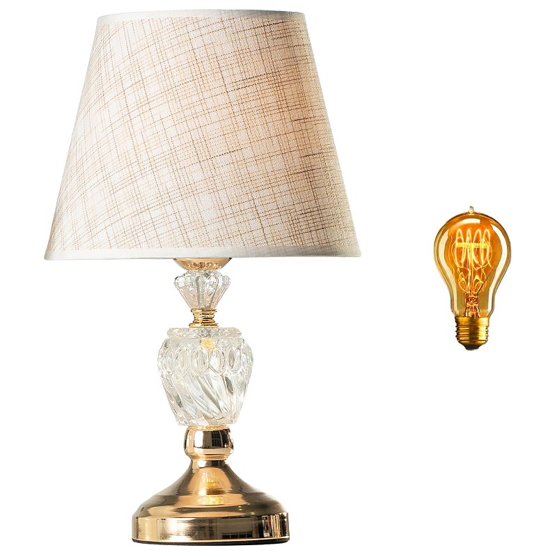 Abajur de Mesa Techled 38cm Corpo Iluminado com Touch Dimerizável 220v