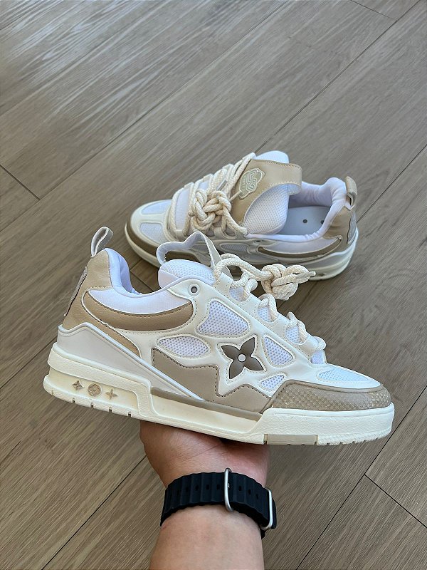 LV SKATE BEGE/ BRANCO WC SHOES