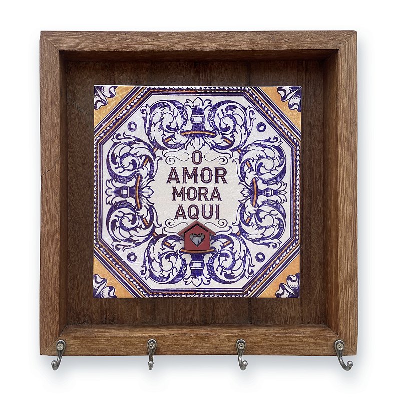 PORTA CHAVES O AMOR MORA AQUI