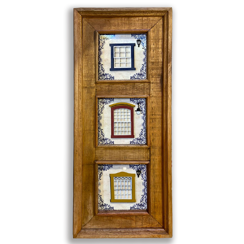 TRÊS JANELAS DE TIRADENTES - SEPARADAS VERTICAL