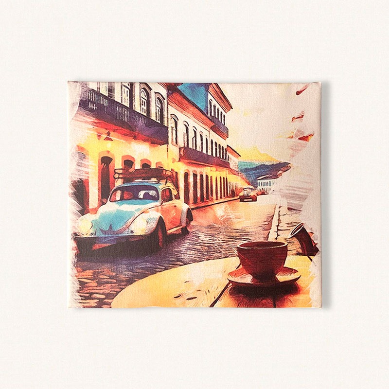 TIRADENTES EU TE AMO - FUSCA CENTRO HISTÓRICO - 28X25