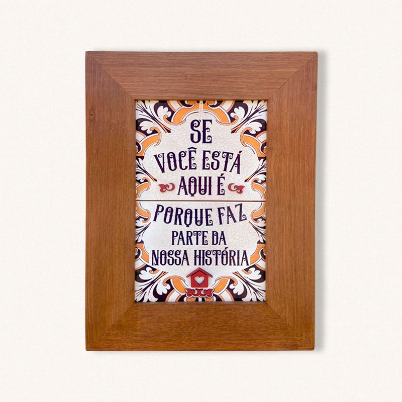 VOCÊ FAZ PARTE DA NOSSA HISTÓRIA