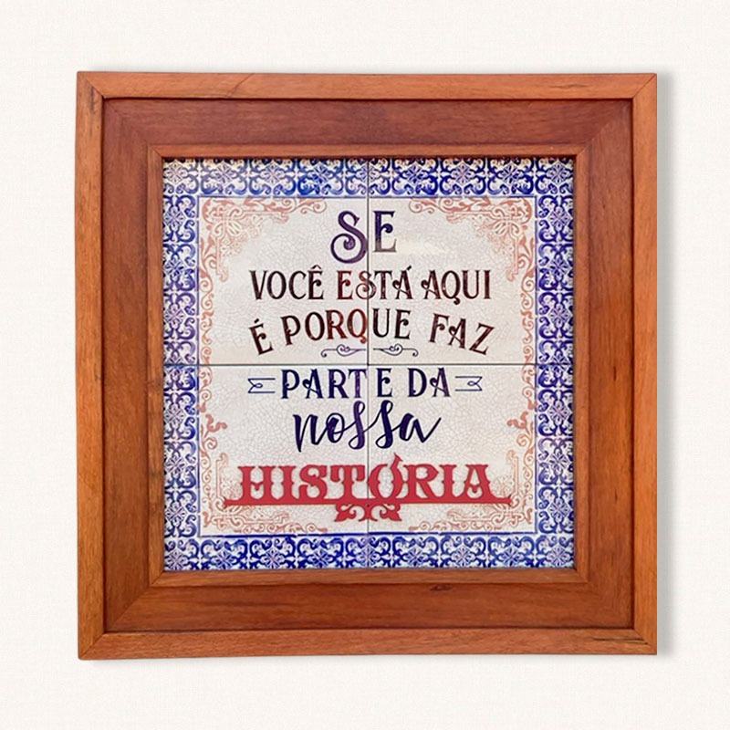 VOCÊ FAZ PARTE DA NOSSA HISTÓRIA