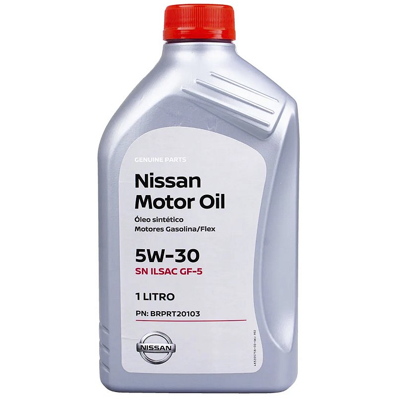 Óleo De Motor Lubrificante Original Nissan 5w30 100% Sintético Ilsac G ...