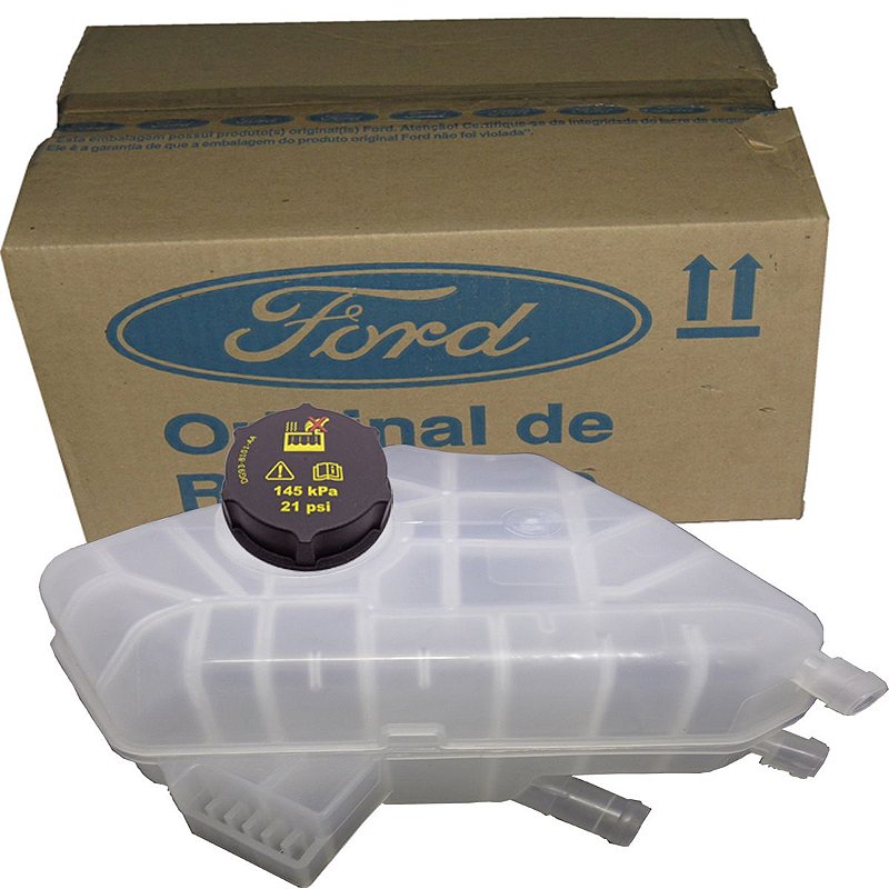 Kit Reservatorio De Expansão Do Radiador Com Tampa Ford New Fiesta