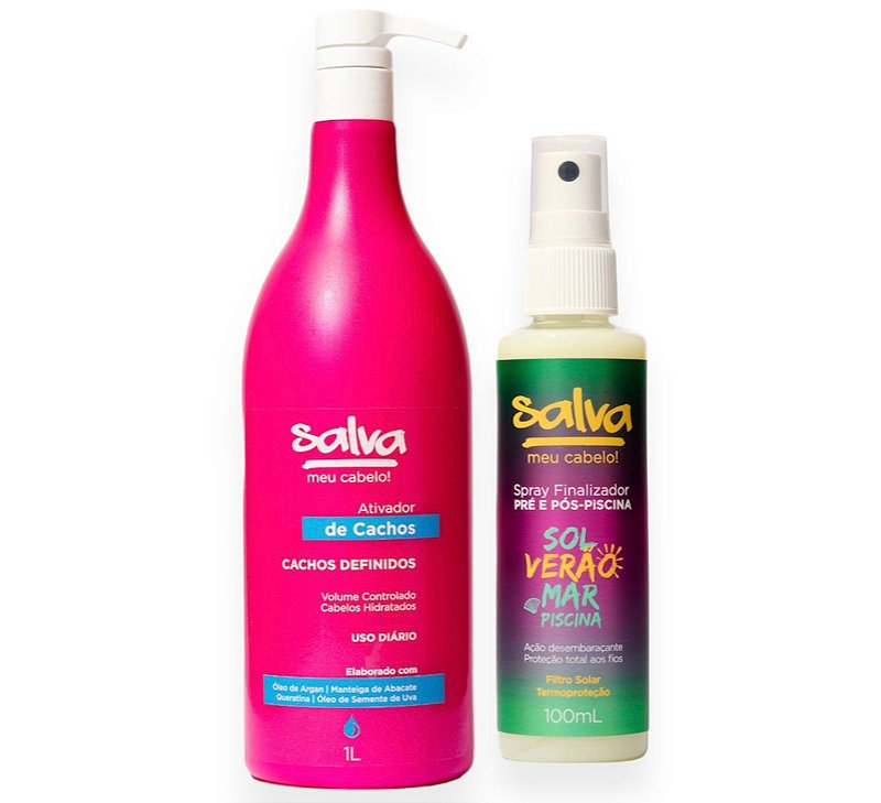 KIT VERÃO SALVA MEU CABELO! (para todos os tipos de cabelos) 