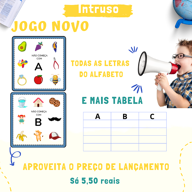 Jogos para alfabetização - Trem da Aprendizagem - Jogos e atividades em PDF  para professores e psicopedagogos