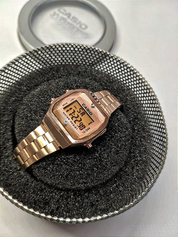 casio vintage mini rose