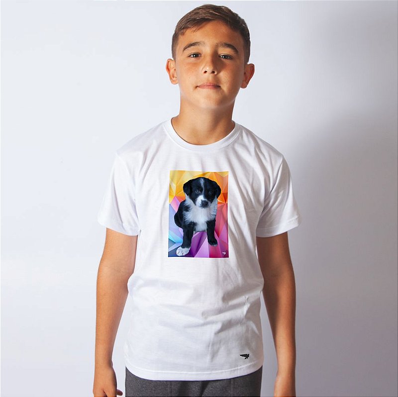 Camiseta Infantil Seu Pet Personalizada