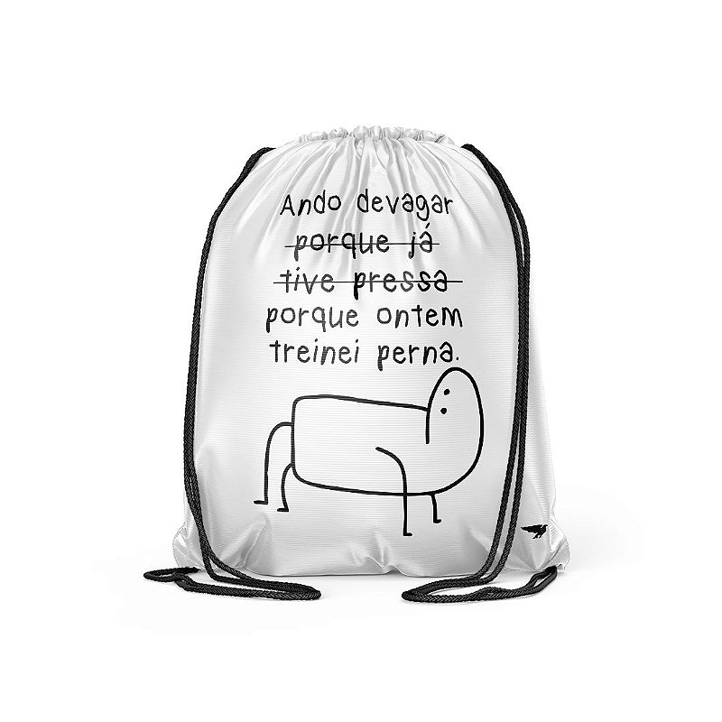 Bolsa Esportista Ando Devagar Média  - Darosaa