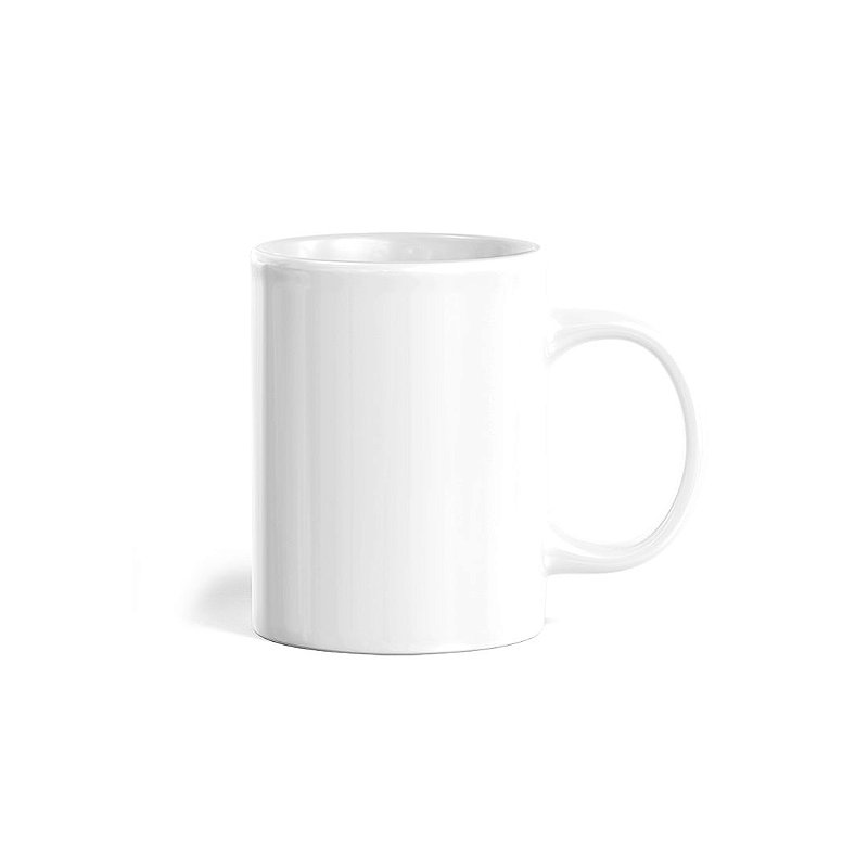 Mini Caneca Branca  Cerâmica, 100 ml - Personalizar - Darosaa