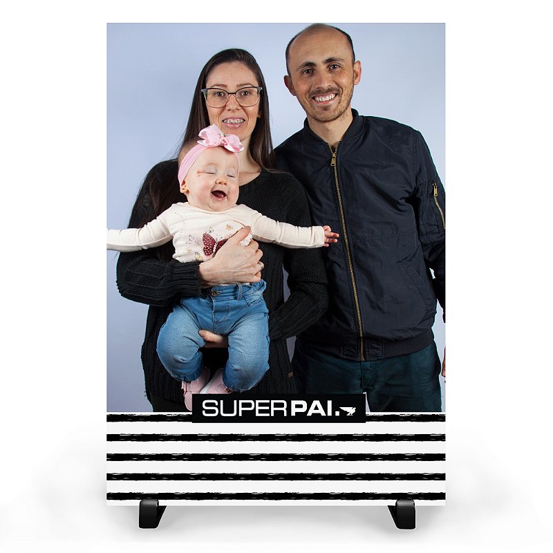 Quadro Decorativo Personalizado para o Pai - A4- Darosaa