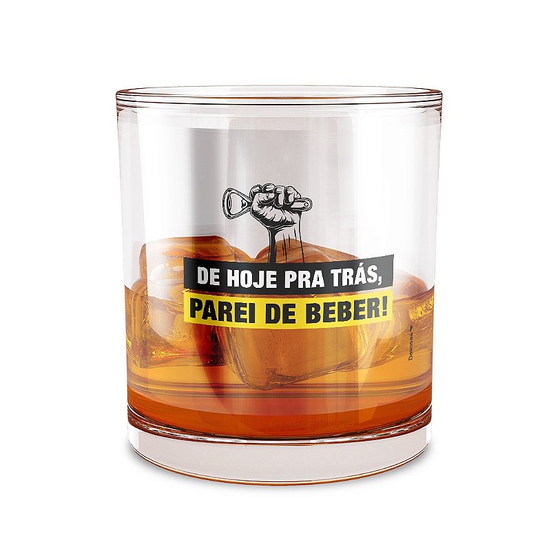 Copo De Vidro Whisky de Hoje para Tras - 265ml