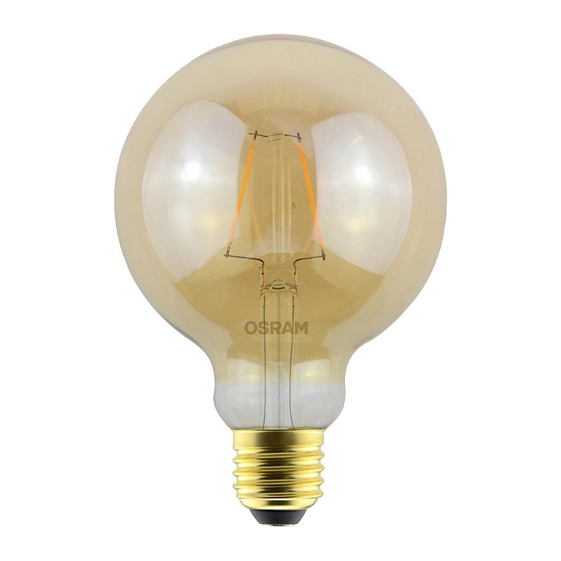 Lâmpada LED Vintage Globe OSRAM 2.5W 220 lúmens (substitui ...