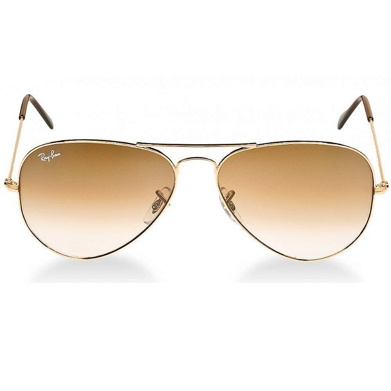 Oculos ray ban aviador marrom Clearance