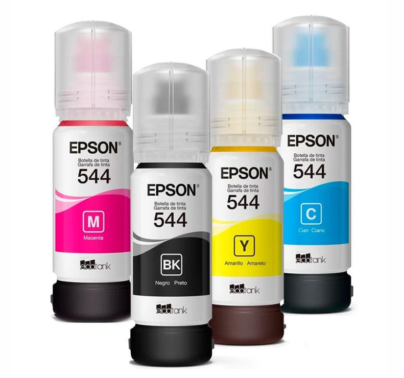 Kit Garrafas De Tinta Epson T Cores T P Vanzetto