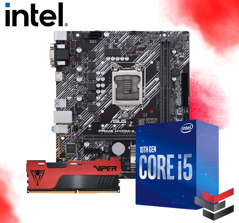 Kit Upgrade, Intel Core i3 10100,Asus Prime H410M-E