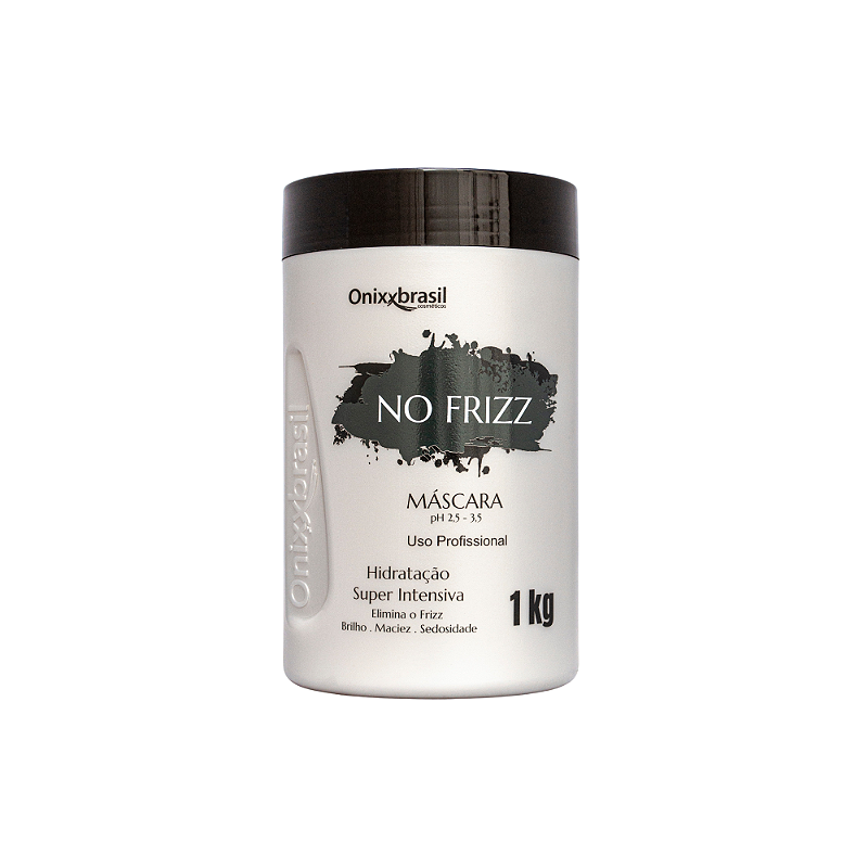 Máscara No Frizz 1kg - Desmaia Cabelo Hidratação Imediata - Onixx