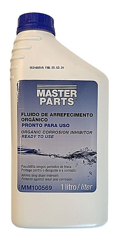 Fluido de Arrefecimento Orgânico Pronto MWM 1L - Produtos Náuticos Brasil