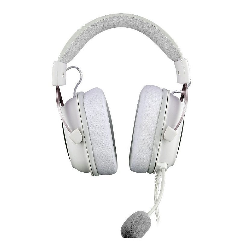 Headset Gamer Zeus X Branco Redragon Novo - Fazenda Rio Grande