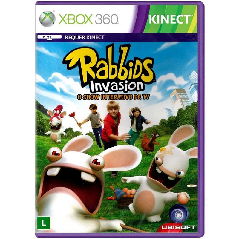 Xbox 360 Rabbits Jogo Rabbids Invasion Xbox 360 Usado S/encarte - Meu Game Favorito