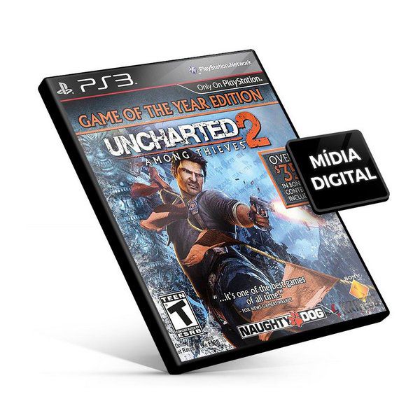 Uncharted 2 AMONG THIEVES GOTY GAME YEAR (PlayStation 3) PS3 GAME COMPLETE