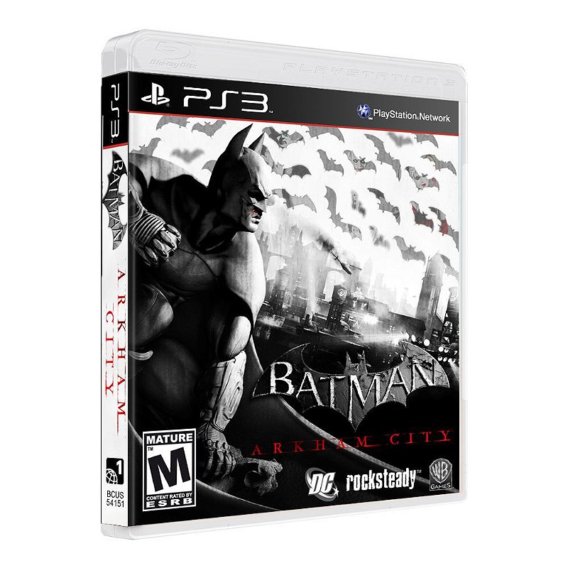 Combo Batman Arkham Asylum mais Arkham City - Jogo de Ps3 - Mídia Física