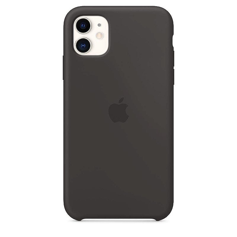 Capa Silicone Aveludada Iphone 11 Pro Max Preta Pix Prime