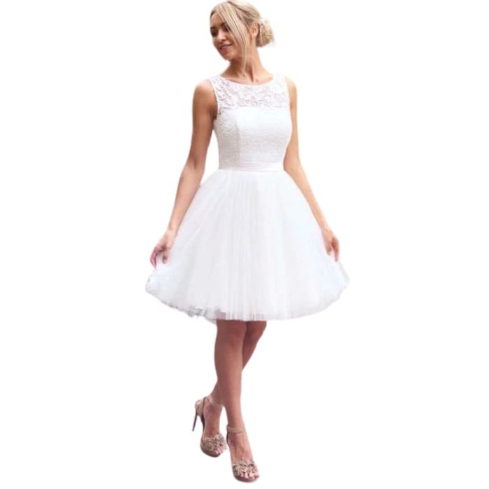 Vestido De Noiva Simples e Perfeito Modelo Cecília - Loja Moda