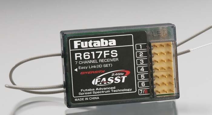 Futaba R616 Receiver Receptor R617FS Futaba FASST - TM Hobbies - Modelismo