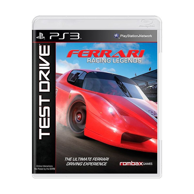Test Drive Ferrari Racing Legends PS3 - Fenix GZ - 16 anos no mercado!