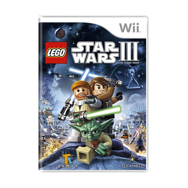 LEGO Star Wars III The Clone Wars Wii (USADO) - Fenix GZ - 16 anos