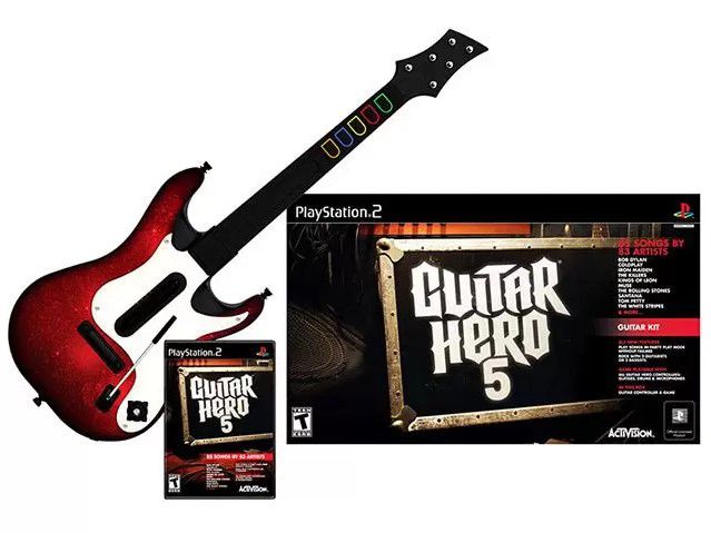 Jogo Guitar Hero Anime Hero 5 ps2