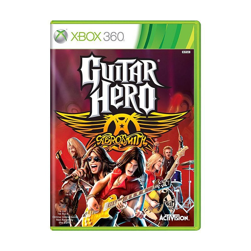 Jogo Xbox 360 Guitar Hero Aerosmith somente para Consoles