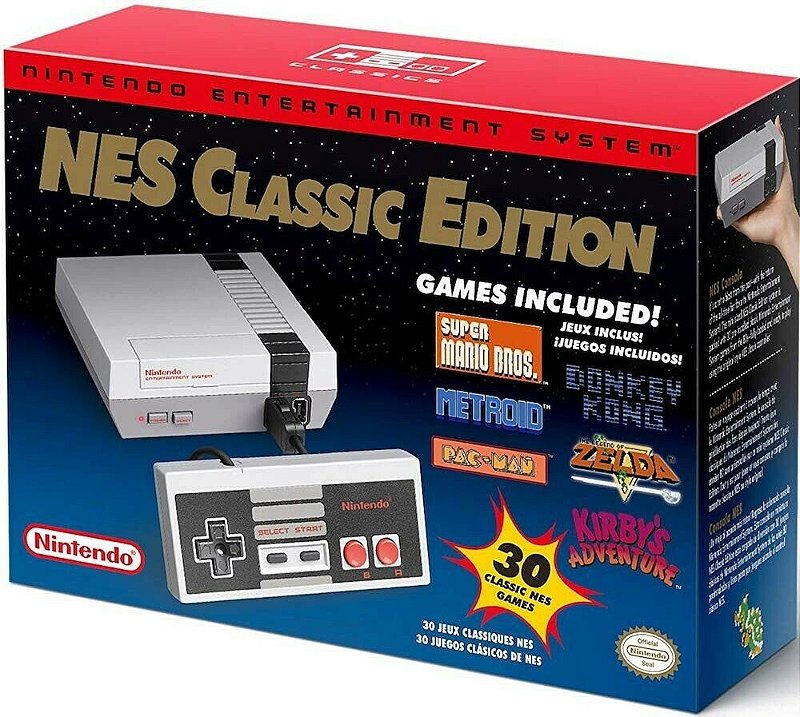 Nintendo Classic Edition 30 Jogos Original - Fenix GZ - 19 anos no
