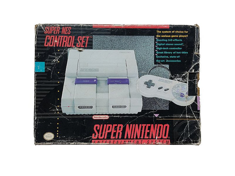 Console Super Nintendo Original com Caixa (USADO) - Fenix GZ - 19 anos ...