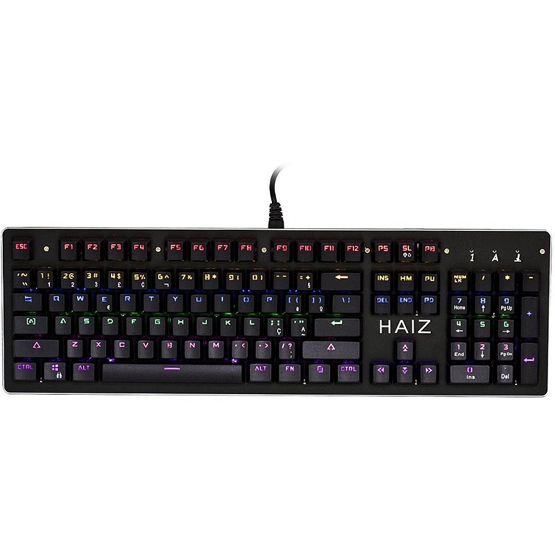Teclado Mecânico Gamer HZ-806 Switch Blue RGB - Fenix GZ - 19 anos