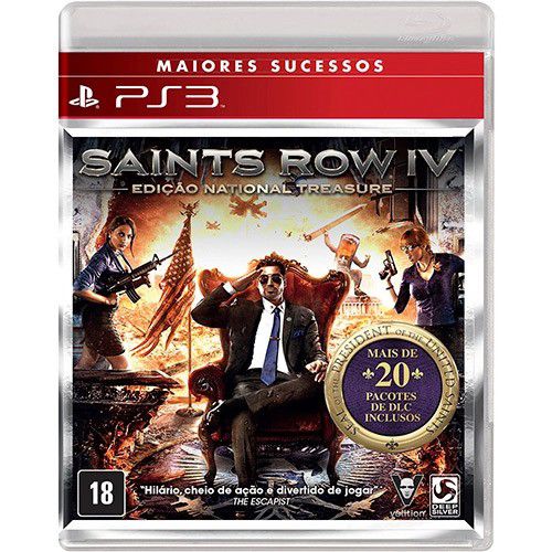 Saints Row IV (Edição National Treasure) Ps3 (USADO) - Fenix GZ