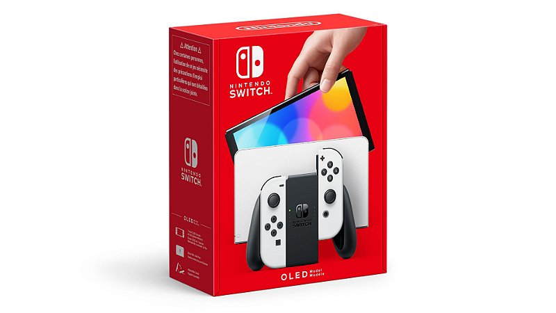 Nintendo Switch Oled Branco - Fenix GZ - 19 anos no mercado!