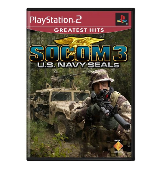 SOCOM U.S. Navy SEALs: Fireteam Bravo - PSP (USADO) SEM CAPA - Fenix GZ -  17 anos no mercado!